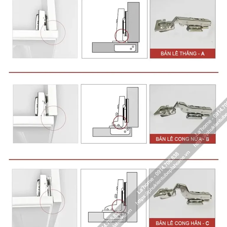 Bản Lề Cánh Tủ Bếp