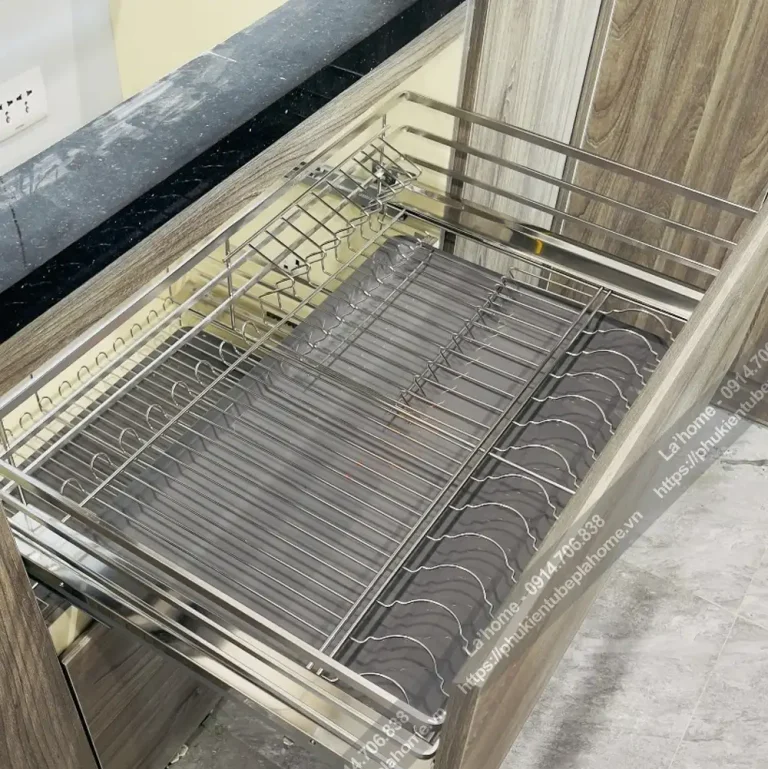 Giá Xoong Bát Đa Năng INOX304 Kitchen Go Ray Giảm Chấn 17 Giá Xoong Bát Đa Năng INOX304 Kitchen Go