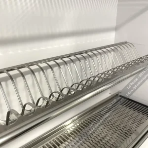 Kệ Chén Cố Định Chữ V 3 Tầng INOX304 Tủ Bếp Trên 13 chu v4 1