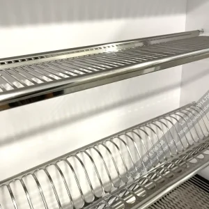 Kệ Chén Cố Định Chữ V 3 Tầng INOX304 Tủ Bếp Trên 14 chu v5 1