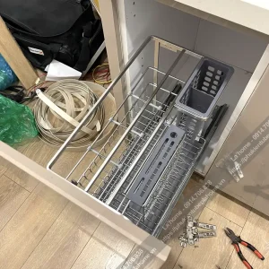 Giá Dao Thớt Gia Vị INOX304 Kitchen go 11 dao thot kitchengo11