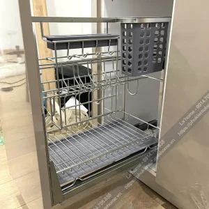 Giá Dao Thớt Gia Vị INOX304 Kitchen go 15 dao thot kitchengo15