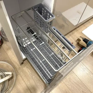 Giá Dao Thớt Gia Vị INOX304 Kitchen go 18 dao thot kitchengo18