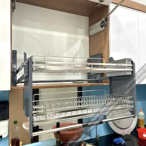 Giá Bát Nâng Hạ Kitchen Go INOX304 Nan Dẹt 2024 19 nang ha kitchengo4 1