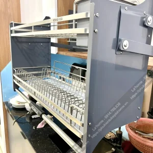 Giá Bát Nâng Hạ Kitchen Go INOX304 Nan Dẹt 2024 16 nang ha kitchengo7 1