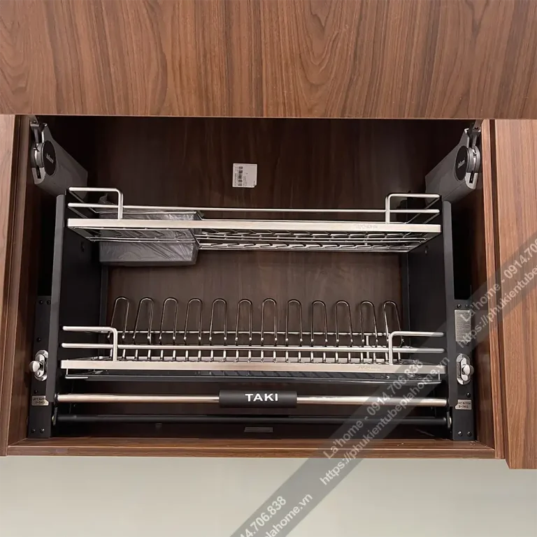 Giá Bát Nâng Hạ Inox304 Taki Nan Oval Cao Cấp 24 Giá Bát Nâng Hạ