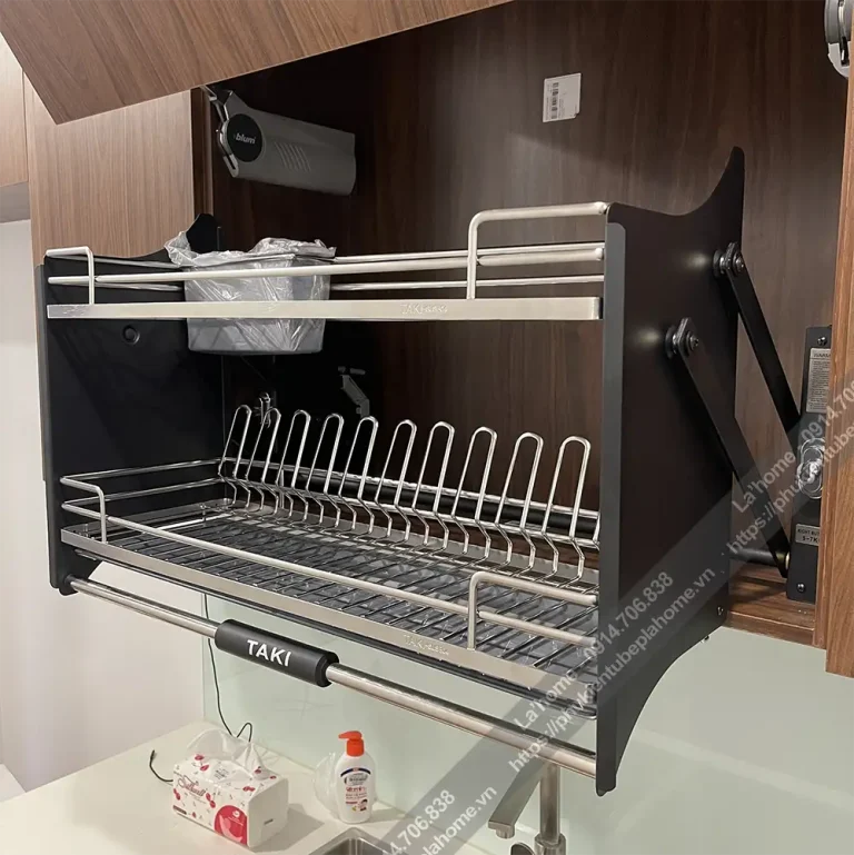 Giá Bát Nâng Hạ Inox304 Taki Nan Oval Cao Cấp 26 Giá Bát Nâng Hạ