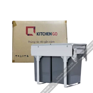Thùng Rác 2 Ngăn Tủ Bếp Kitchen Go Dung Tích 20L 15 thung rac 2 ngan kitchen