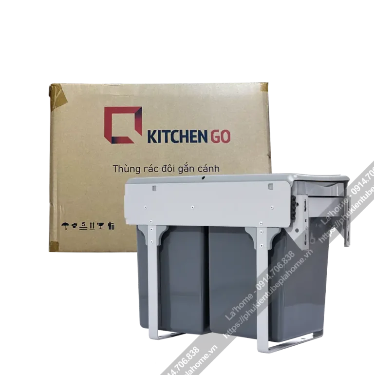 Thùng Rác 2 Ngăn Tủ Bếp Kitchen Go Dung Tích 20L 19 Thùng Rác 2 Ngăn Tủ Bếp KitchenGo