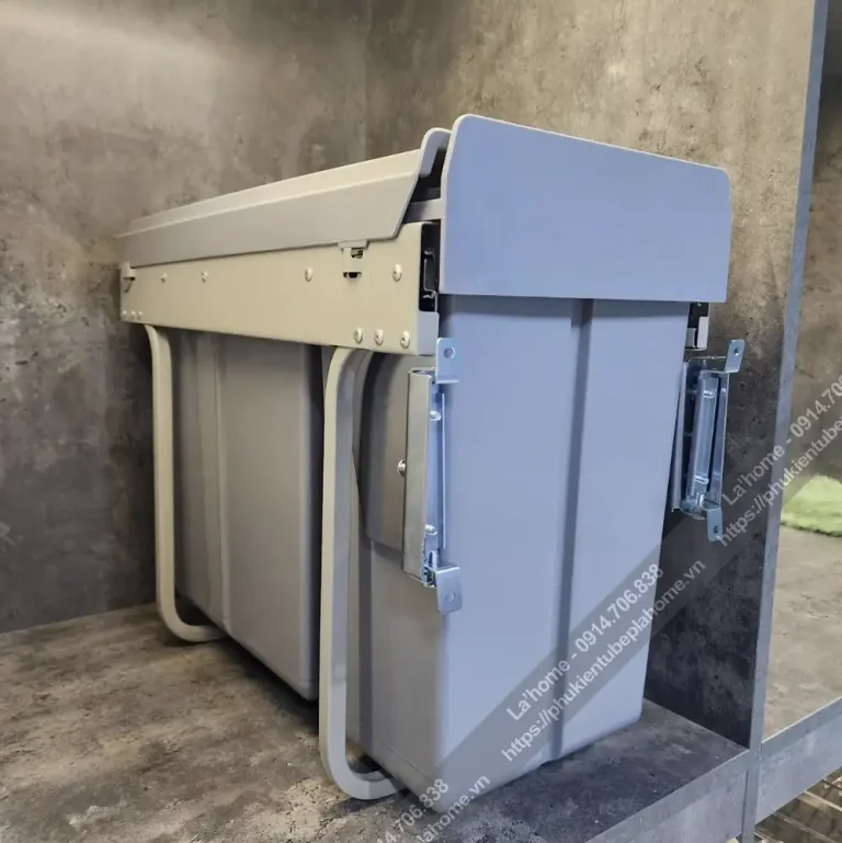 Thùng Rác 2 Ngăn Kitchen Ray Trượt Giảm Chấn 14 Thùng Rác 2 Ngăn Kitchen