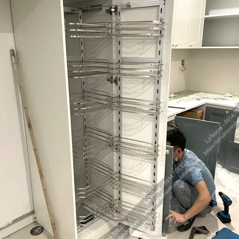 Tủ Đồ Khô 6 Tầng 12 Ngăn Nan Dẹt