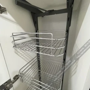 Tủ Đồ Khô 6 Tầng 12 Ngăn Nan Tròn INOX304 Cao Cấp 13 tu do kho nan tron1