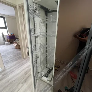 Tủ Đồ Khô 6 Tầng 12 Ngăn Nan Tròn INOX304 Cao Cấp 15 tu do kho nan tron3