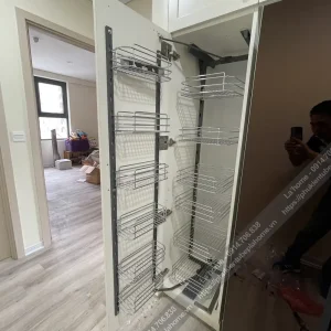 Tủ Đồ Khô 6 Tầng 12 Ngăn Nan Tròn INOX304 Cao Cấp 17 tu do kho nan tron5