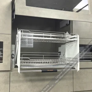 Giá Bát Nâng Hạ CELAENO Màu Trắng INOX304 Nan Dẹt 2024