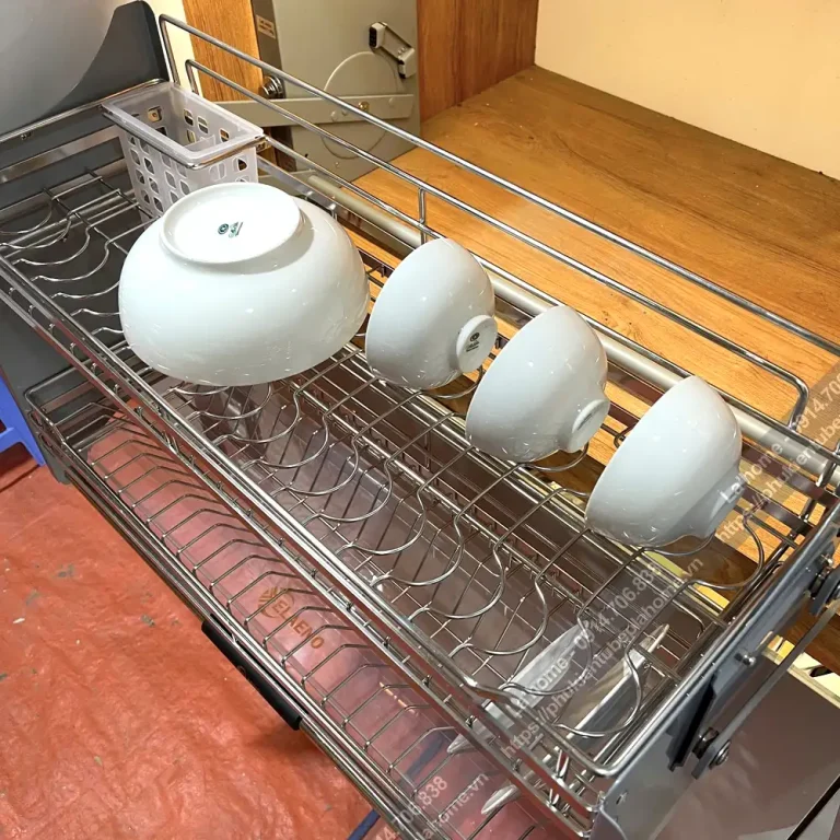 Giá Bát Nâng Hạ Tủ Bếp