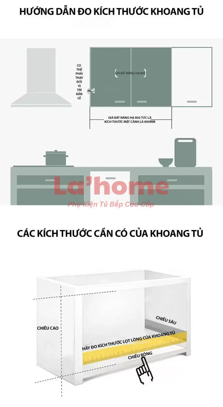 Cách chọn Giá bát nâng hạ Kitchen Go?