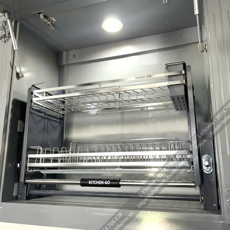 Giá bát nâng hạ Kitchen Go Inox 304 là gì?